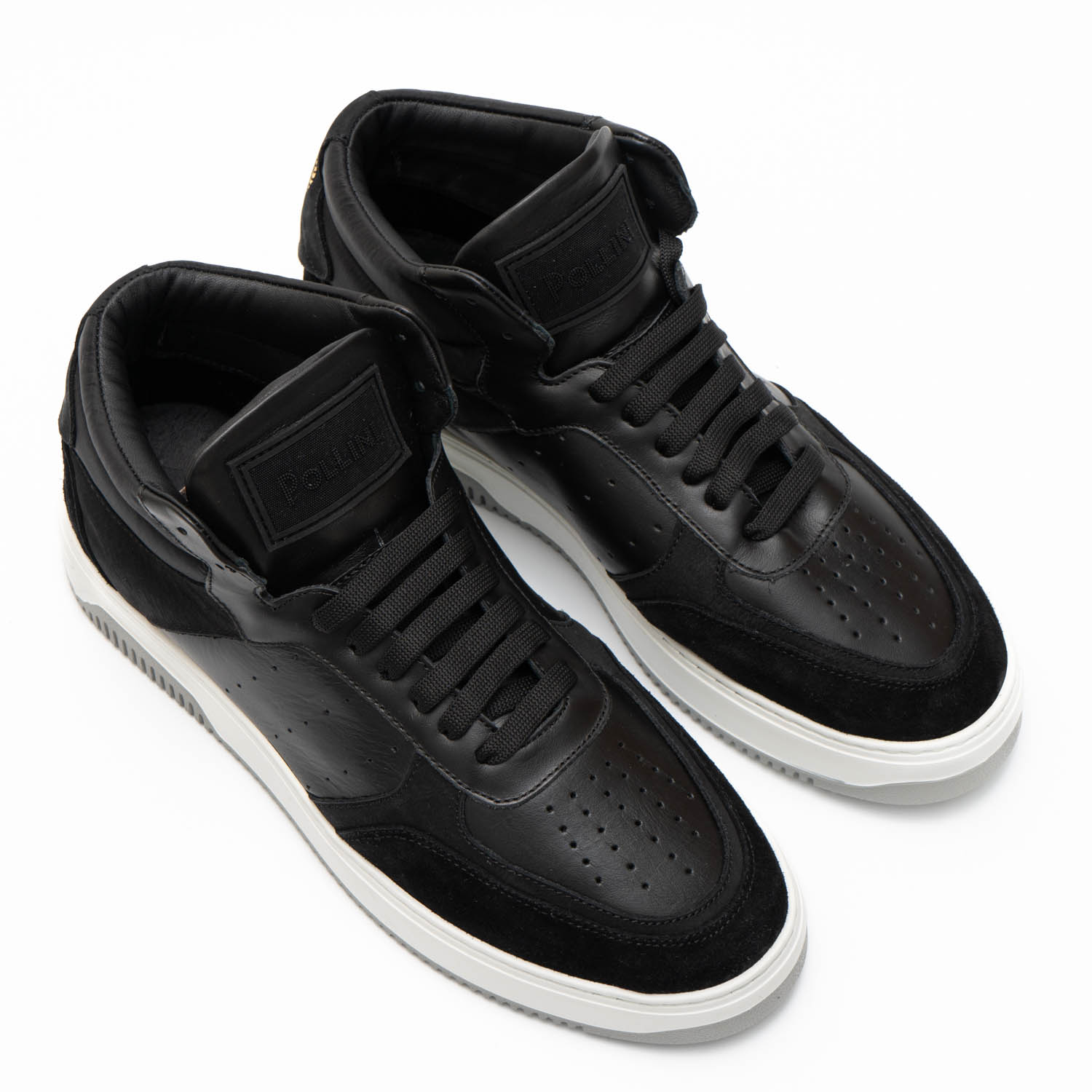 Pollini Sneakeru.Extra35 Mix Nero Nero brand centr