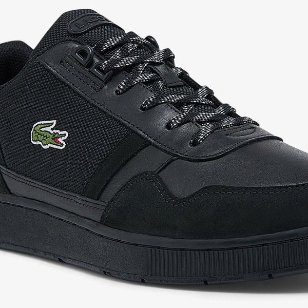 Кросівки Lacoste T-Clip 0321 1 SMA BLK/BLK LTH/CNV 742SMA004602H.