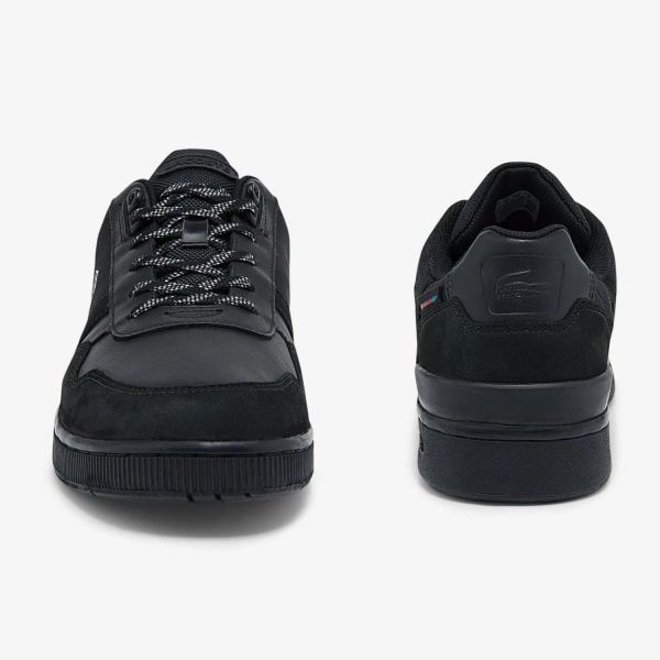 Кросівки Lacoste T-Clip 0321 1 SMA BLK/BLK LTH/CNV 742SMA004602H.