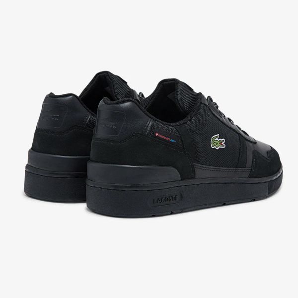 Кросівки Lacoste T-Clip 0321 1 SMA BLK/BLK LTH/CNV 742SMA004602H