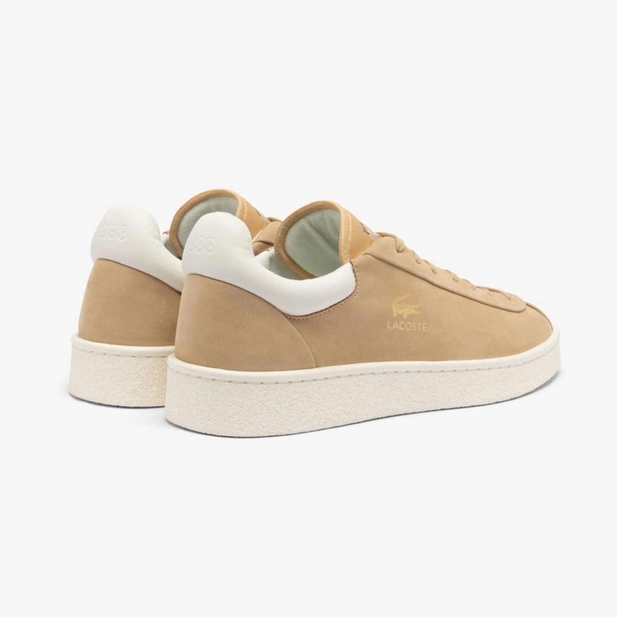 Кеди Lacoste Baseshot PRM 124 1 SMA LT BRW/OFF WHT 747SMA0040BW7