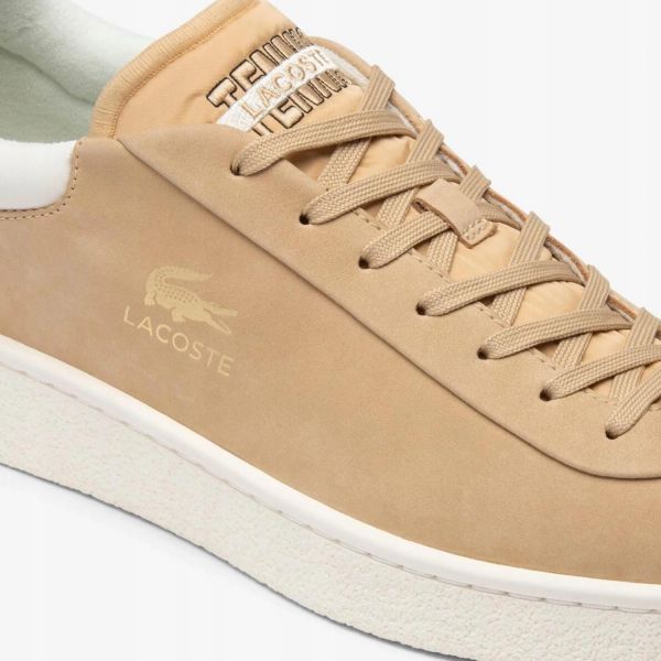 Кеды Lacoste Baseshot PRM 124 1 SMA LT BRW/OFF WHT 747SMA0040BW7