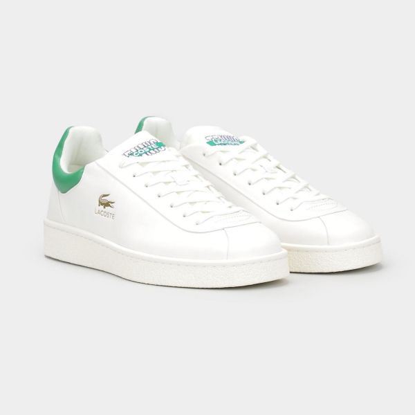 Кеды Lacoste Baseshot PRM 124 1 SMA WHT/GRN 747SMA0040082.