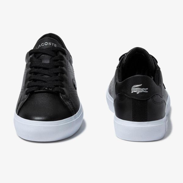 Кеды Lacoste Powercourt 2.0 0321 1 SFA BLK/WHT Leather 742SFA0038312.