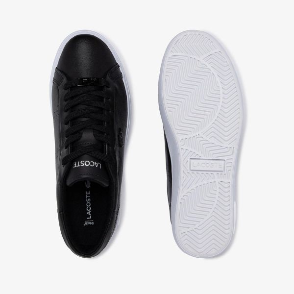 Кеды Lacoste Powercourt 2.0 0321 1 SFA BLK/WHT Leather 742SFA0038312.