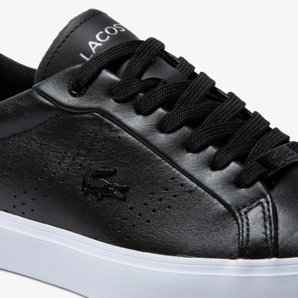 Кеди Lacoste Powercourt 2.0 0321 1 SFA BLK/WHT Leather 742SFA0038312.