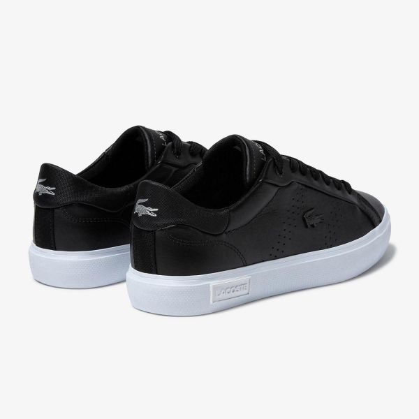 Кеды Lacoste Powercourt 2.0 0321 1 SFA BLK/WHT Leather 742SFA0038312.