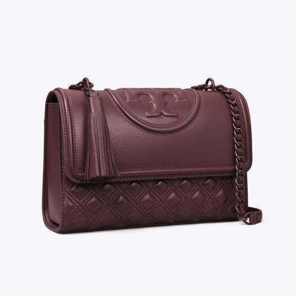 Сумка Tory Burch Fleming Small Convertible Shoulder Bag Wine.