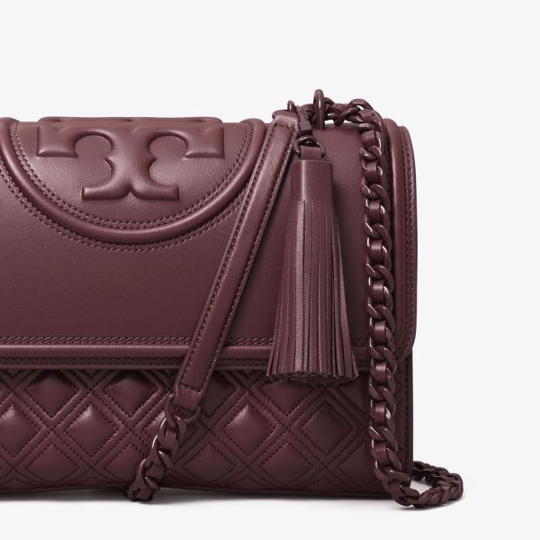 Сумка Tory Burch Fleming Small Convertible Shoulder Bag Wine.