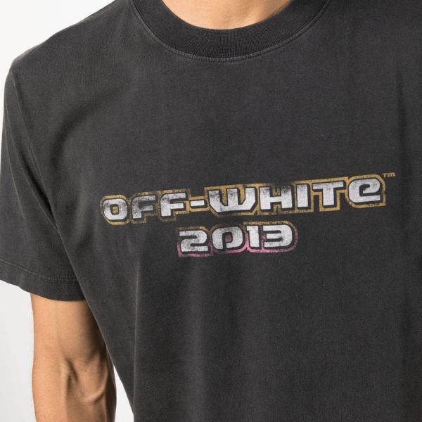 Футболка Off White Digit Basshus Slim S/S Tee Black Multicolo.