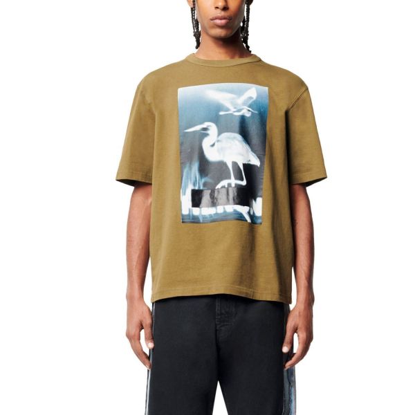 Футболка Heron Preston Censored Heron SS Tee Dark Olive.