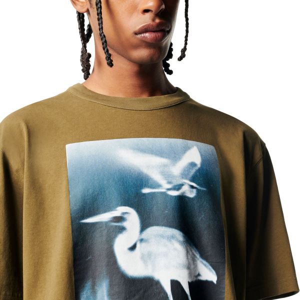 Футболка Heron Preston Censored Heron SS Tee Dark Olive.