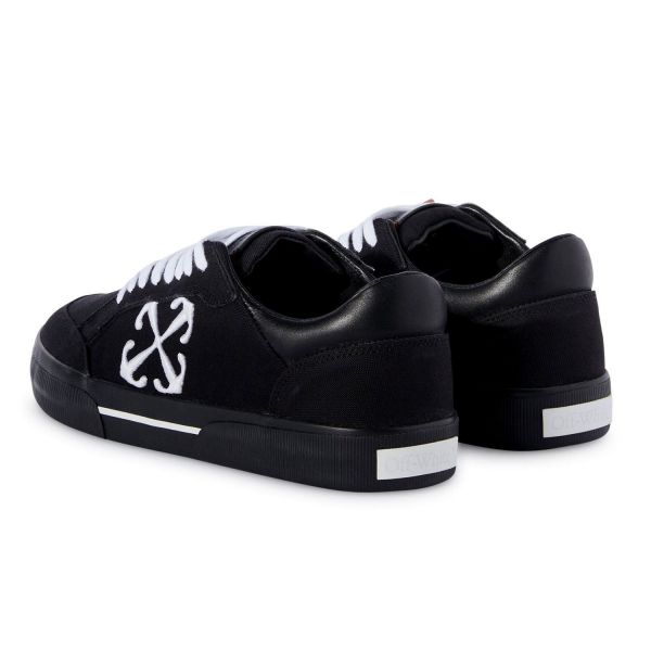 Кеди Off White New Low Vulcanized Canvas Black White OMIA293S24FAB0011001.