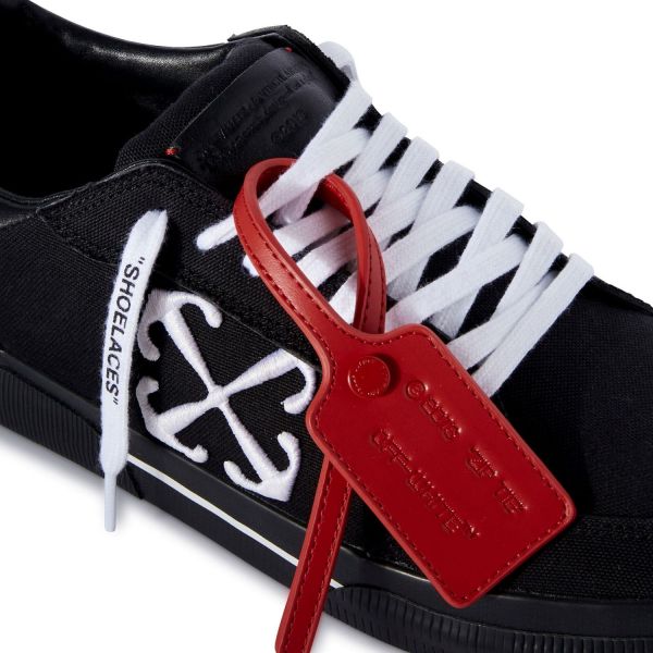 Кеди Off White New Low Vulcanized Canvas Black White OMIA293S24FAB0011001.