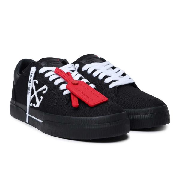 Кеди Off White New Low Vulcanized Canvas Black White OMIA293S24FAB0011001.