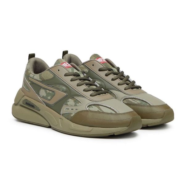 Кроссовки Diesel S-Serendipity Sport Mermaid Military/Dusty Green/Dark Olive/Grape Leaf.