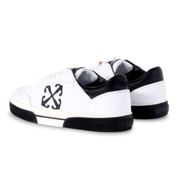 Кеды Off White Low Vulcanized Canvas White Black.