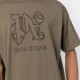 Футболка Palm Angels PA Monogram Statement Reg Brown Black