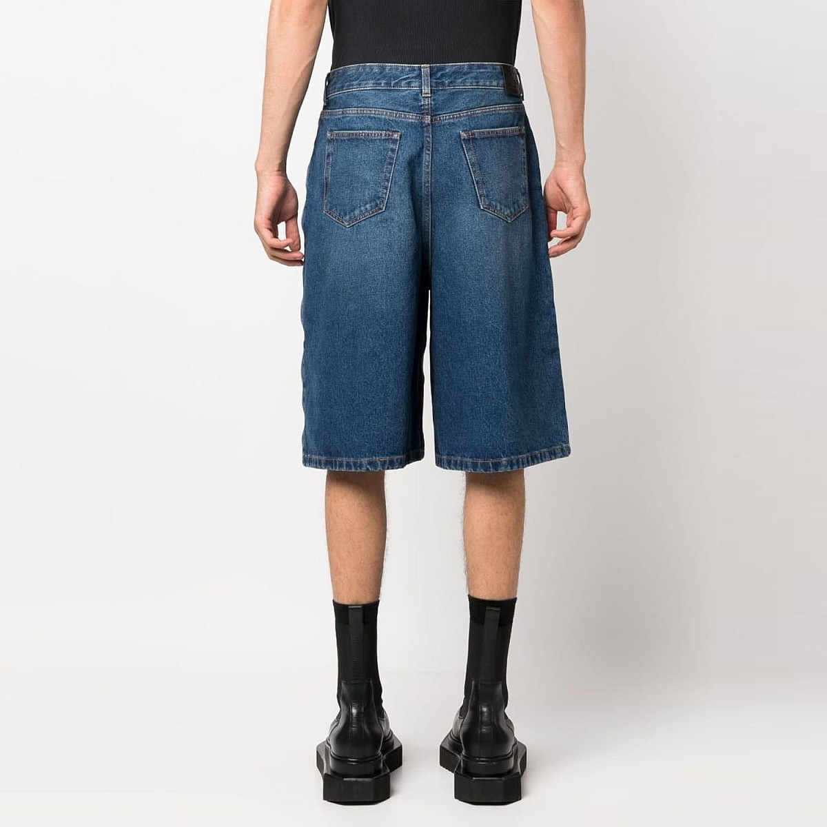 Шорти Off White ARR Tab Zip Denim Loose SH Medium Blue No