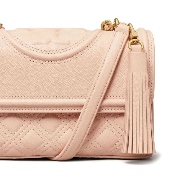 Сумка Tory Burch Fleming Soft Grain Small Convertible Shoulder Bag Blush.