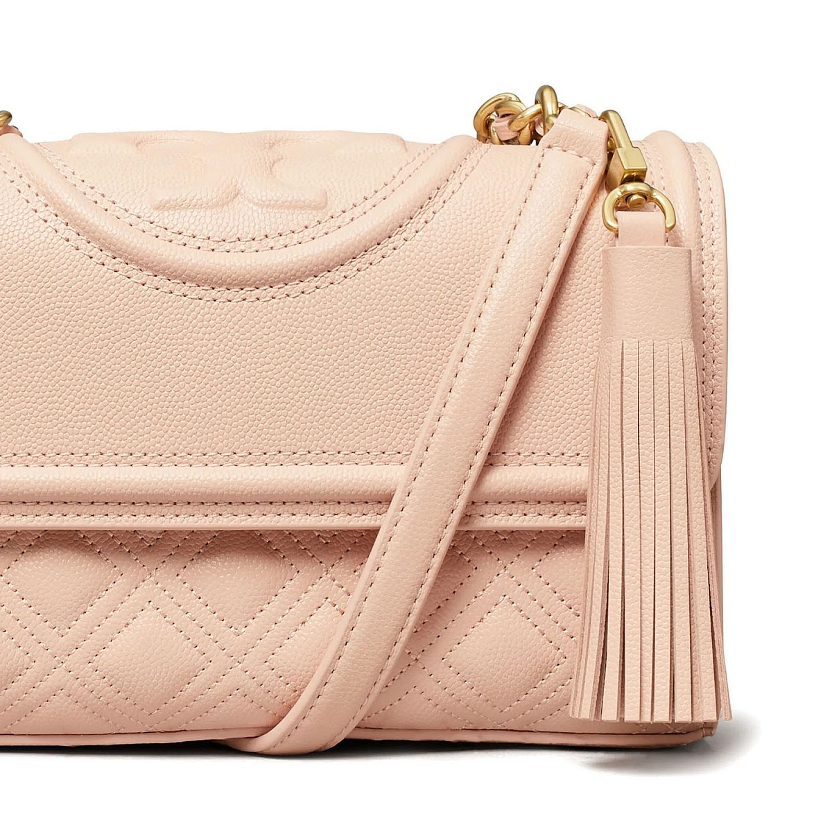 Сумка Tory Burch Fleming Soft Grain Small Convertible Shoulder Bag Blush