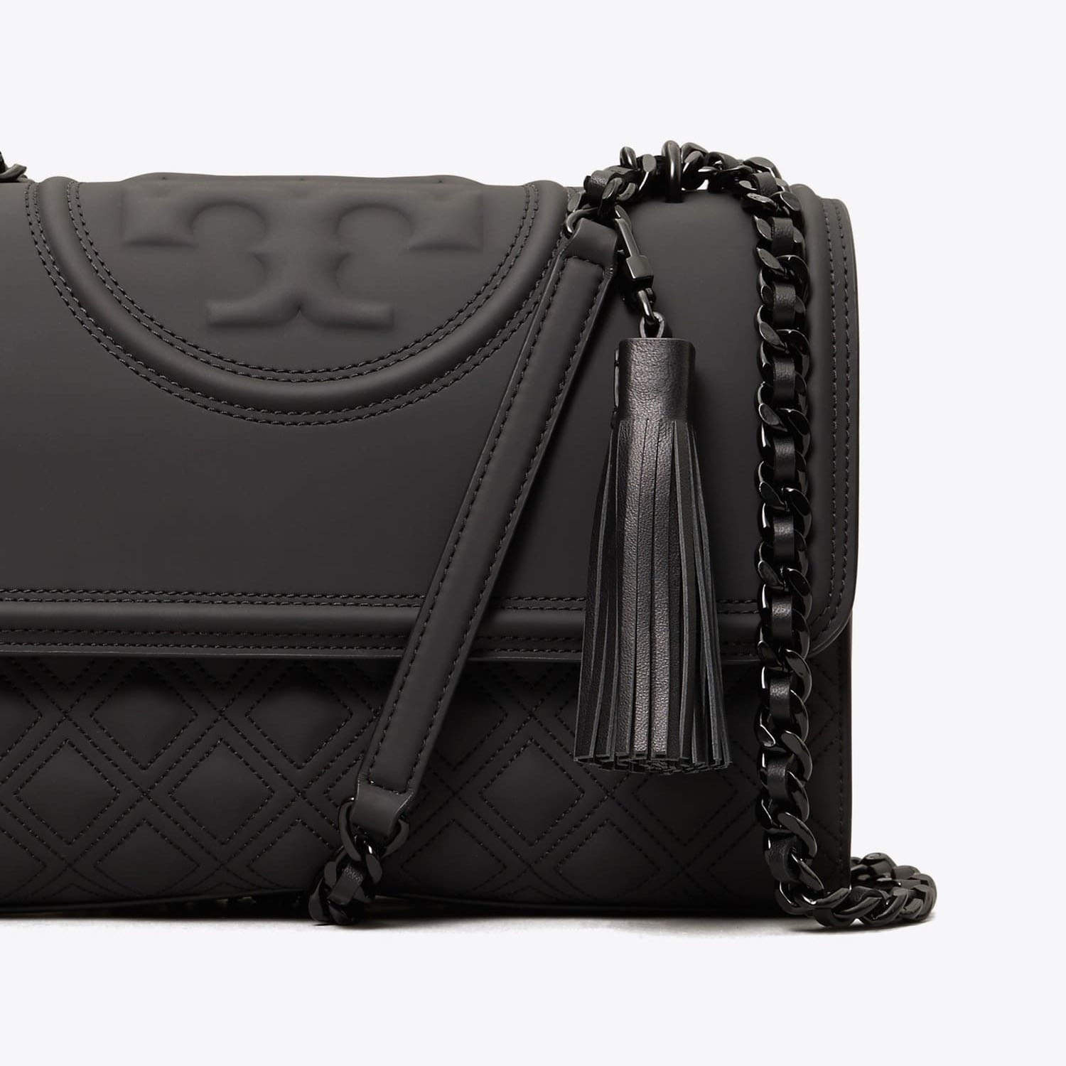 Сумка Tory Burch Fleming Convertible Shoulder Bag Black