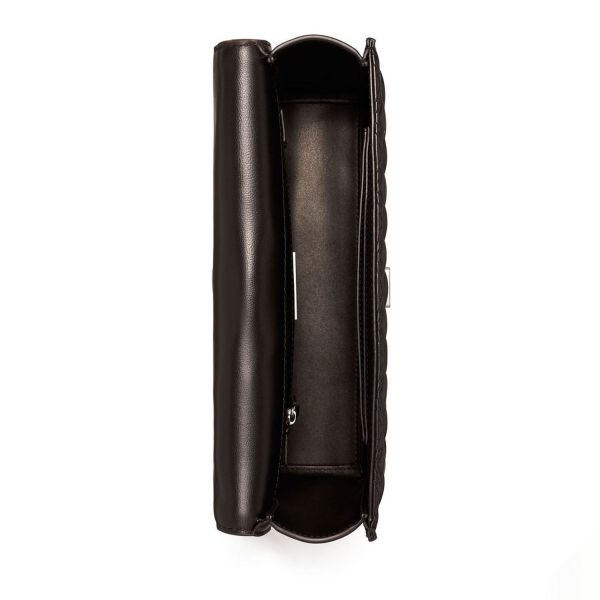 Сумка Tory Burch Fleming Convertible Shoulder Bag Black/Silver.