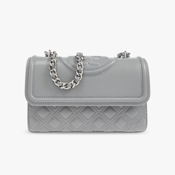 Сумка Tory Burch Fleming Soft Grain Small Convertible Shoulder Bag Slate.