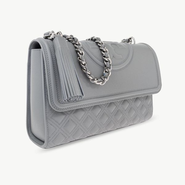Сумка Tory Burch Fleming Soft Grain Small Convertible Shoulder Bag Slate.