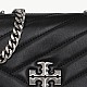 Сумка Tory Burch Kira Shevron Small Convertible Shoulder Bag Black/Rolled Nickel