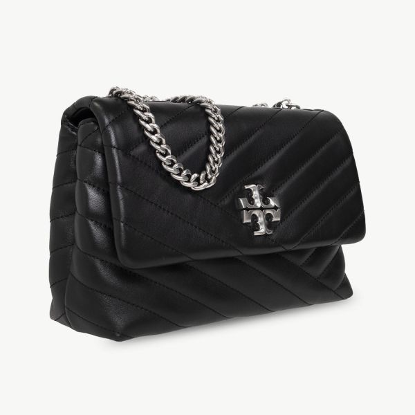 Сумка Tory Burch Kira Shevron Small Convertible Shoulder Bag Black/Rolled Nickel.