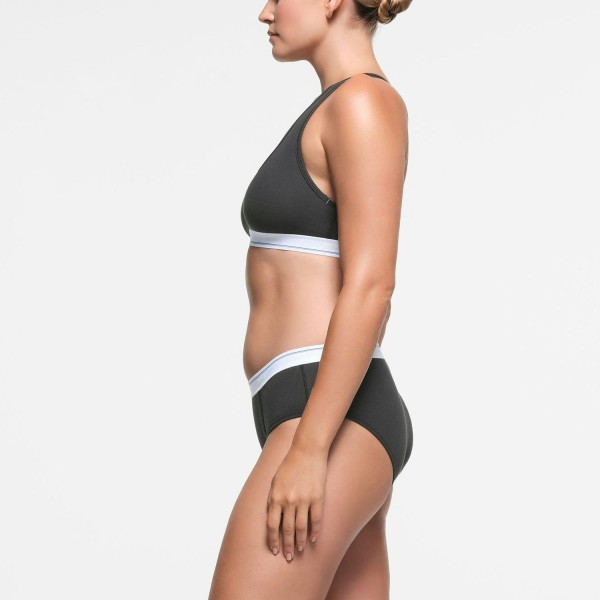 Бра Skims PL-PLG-5884W Soot Sport Stripe