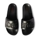Шльопанці Off White Bookish Leather Slider Black Black