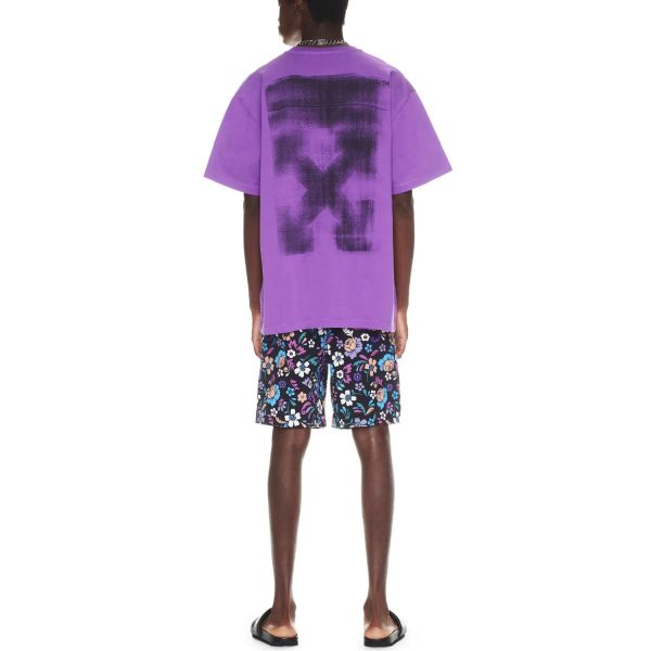 Футболка Off White Jumbo Arrow Over S/S Tee Orchid Black.