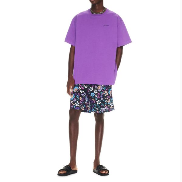 Футболка Off White Jumbo Arrow Over S/S Tee Orchid Black.