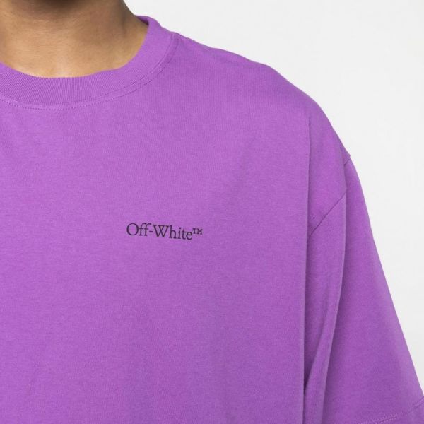 Футболка Off White Jumbo Arrow Over S/S Tee Orchid Black.