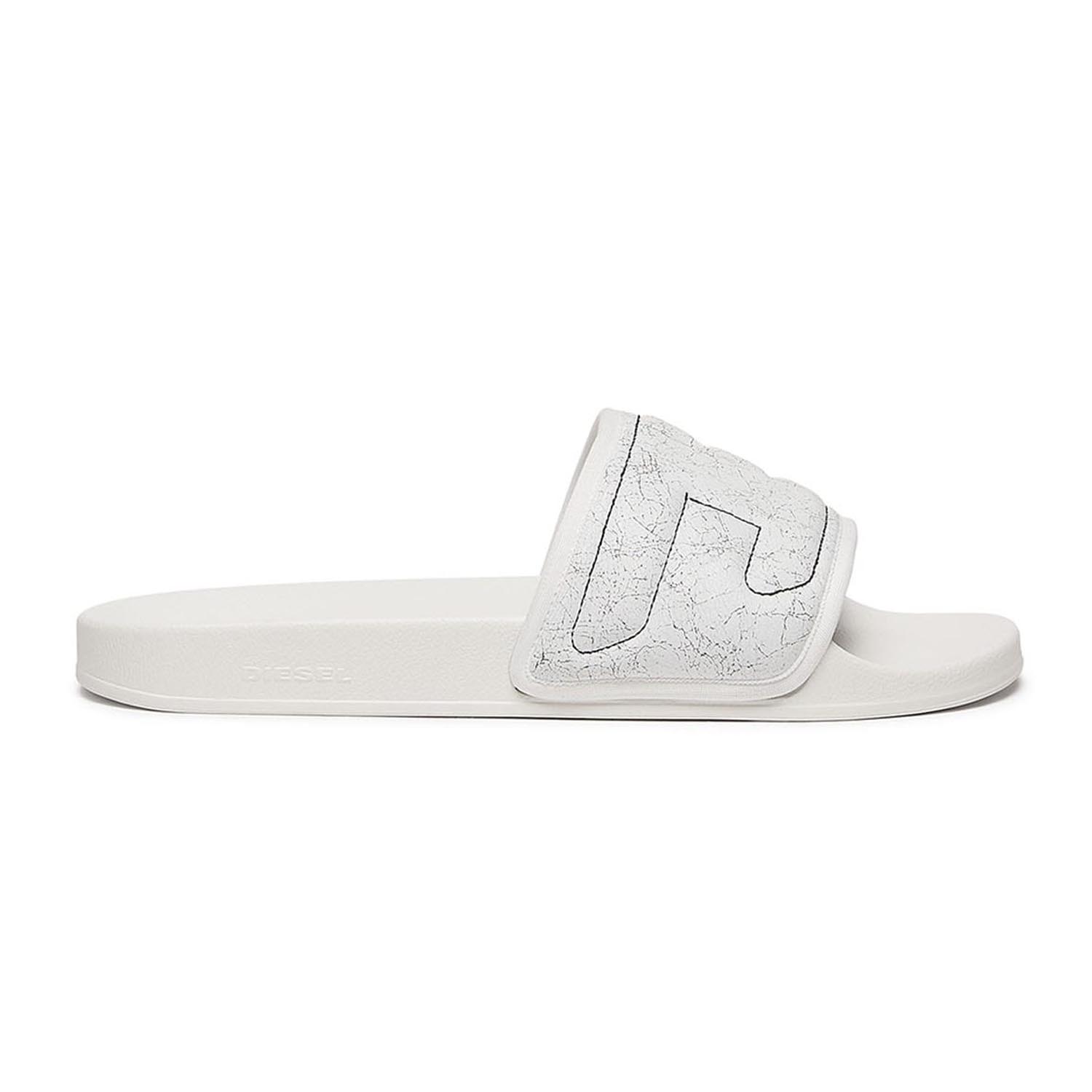 Шльопанці Diesel SA-Mayemi Puf White/Black