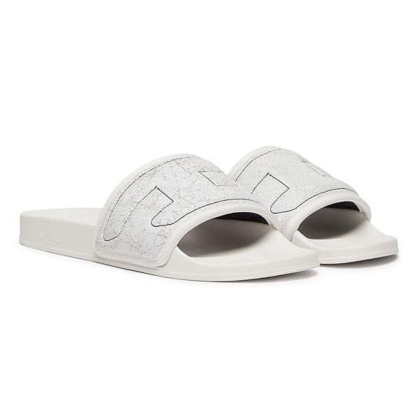 Шлепанцы Diesel SA-Mayemi Puf White/Black.
