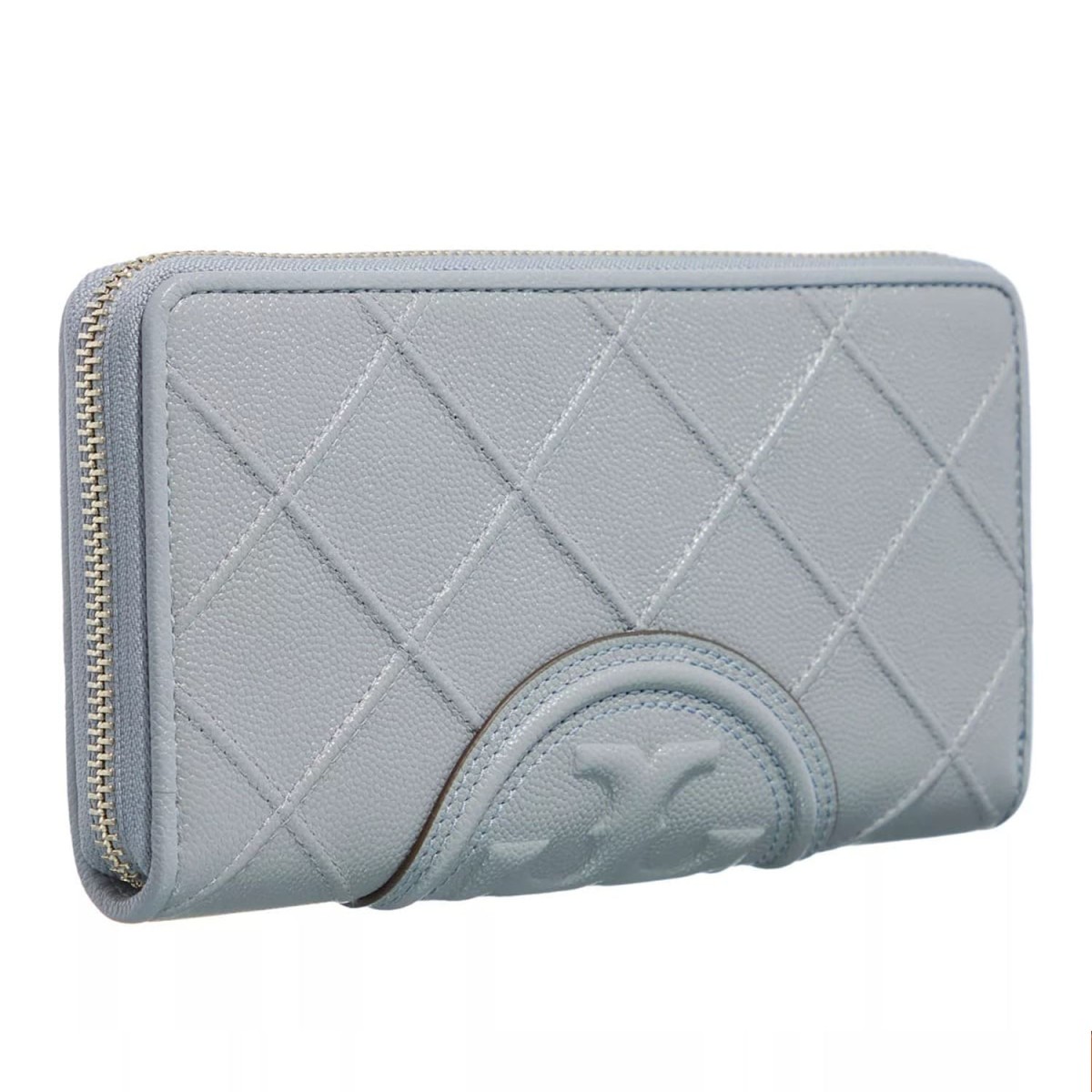 Гаманець Tory Burch Fleming Soft Zip Continental Wallet Slate