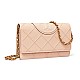 Сумка Tory Burch Fleming Soft Grained Chain Wallet Pink Down