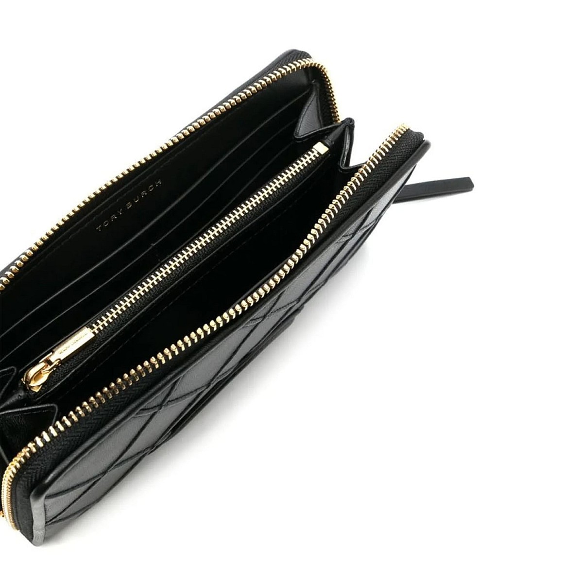Гаманець Tory Burch Fleming Soft Zip Continental Wallet Black