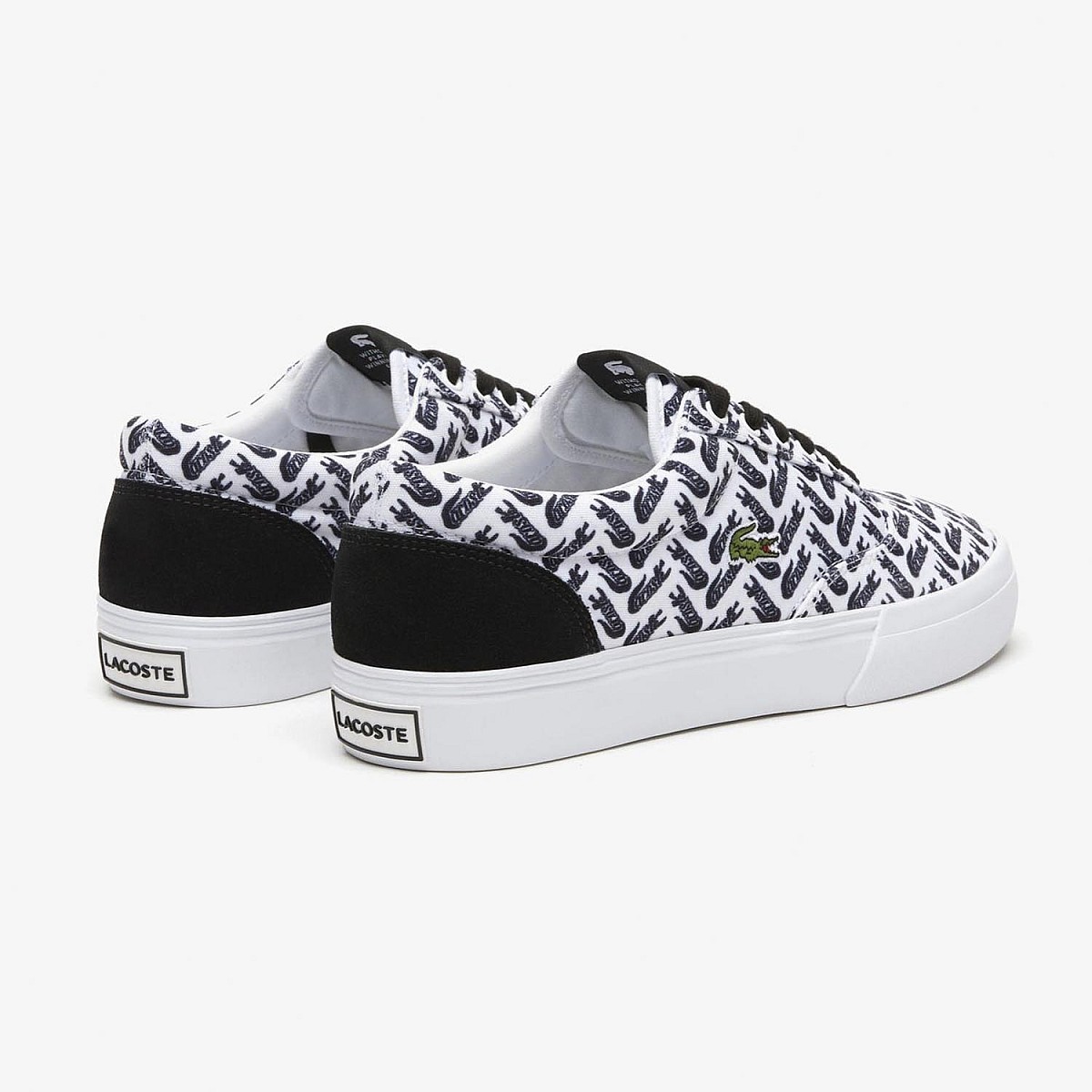 Кеди Lacoste Jump Serve Lace 123 3 CMA WHT/BLK Textile 745CMA0024147