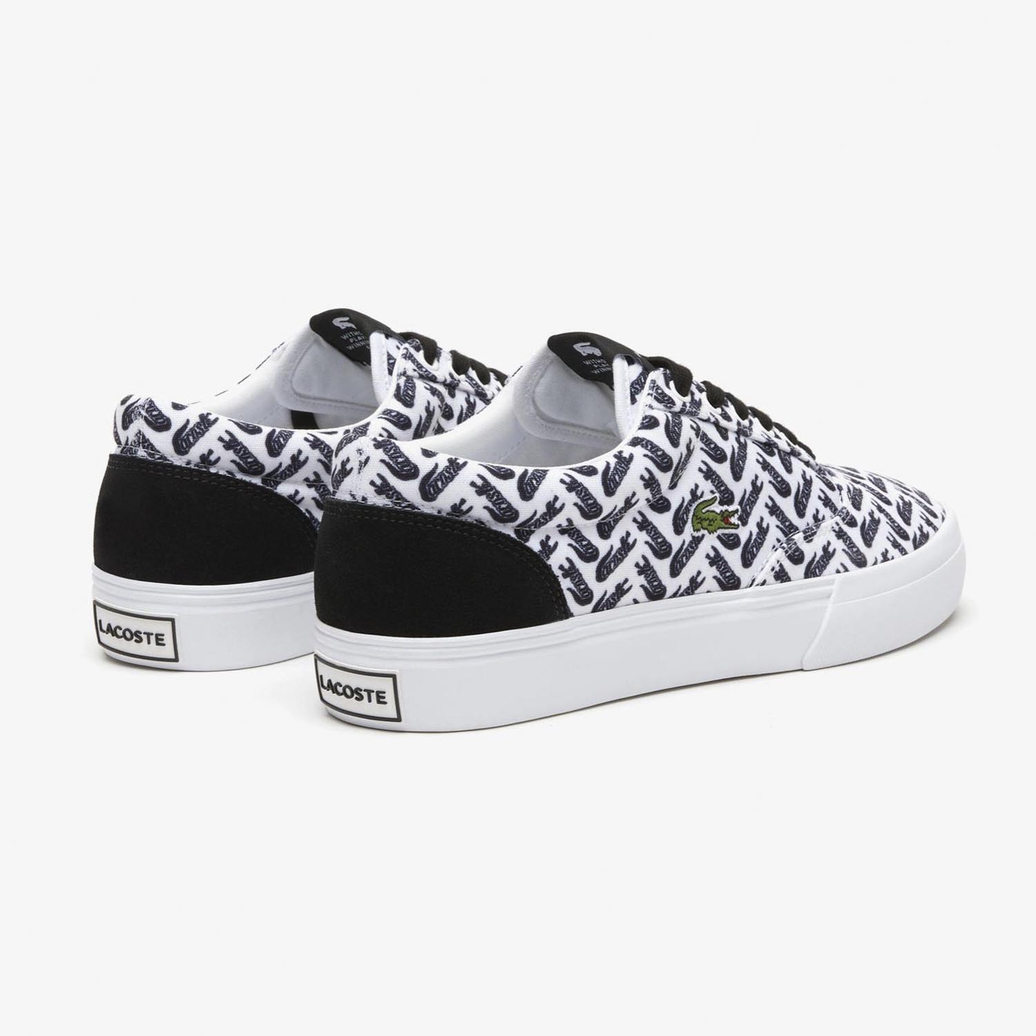 Кеды Lacoste Jump Serve Lace 123 3 CMA WHT/BLK Textile 745CMA0024147