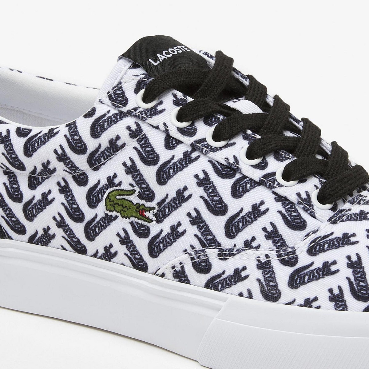 Кеди Lacoste Jump Serve Lace 123 3 CMA WHT/BLK Textile 745CMA0024147