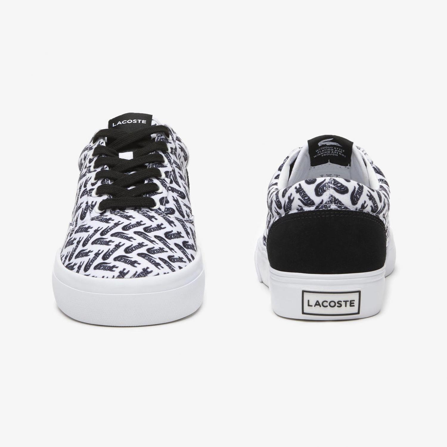 Кеды Lacoste Jump Serve Lace 123 3 CMA WHT/BLK Textile 745CMA0024147