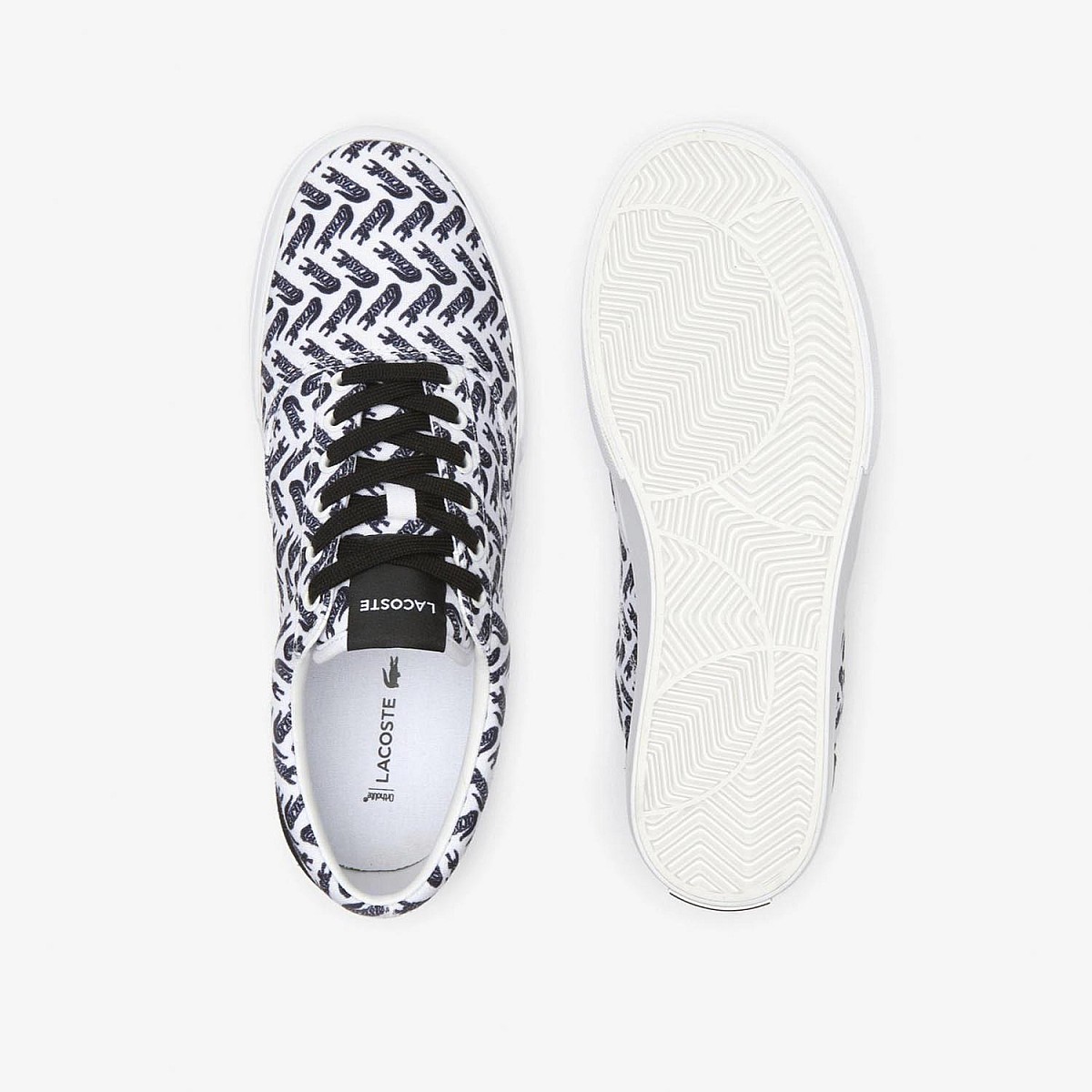 Кеди Lacoste Jump Serve Lace 123 3 CMA WHT/BLK Textile 745CMA0024147