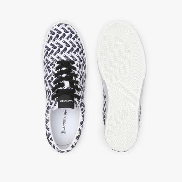 Кеды Lacoste Jump Serve Lace 123 3 CMA WHT/BLK Textile 745CMA0024147.