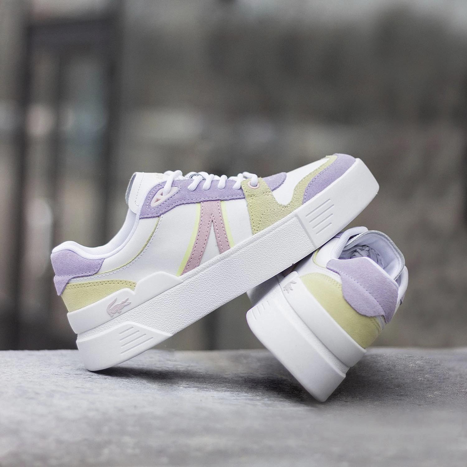 Кеды Lacoste L002 124 2 SFA WHT/PNK 747SFA0051B53
