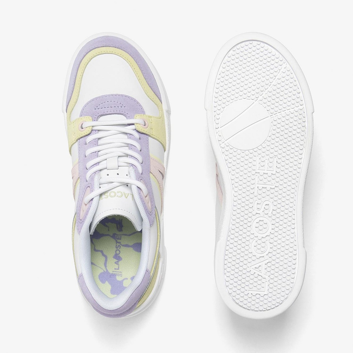 Кеди Lacoste L002 124 2 SFA WHT/PNK 747SFA0051B53