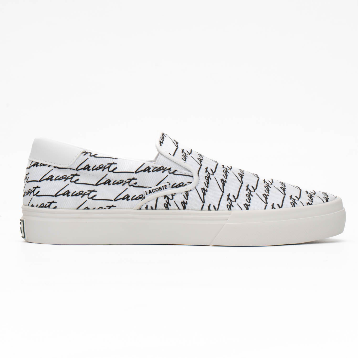 Слипоны Lacoste Jump Serve Slip 07224 CMA WHT/BLK Canvas